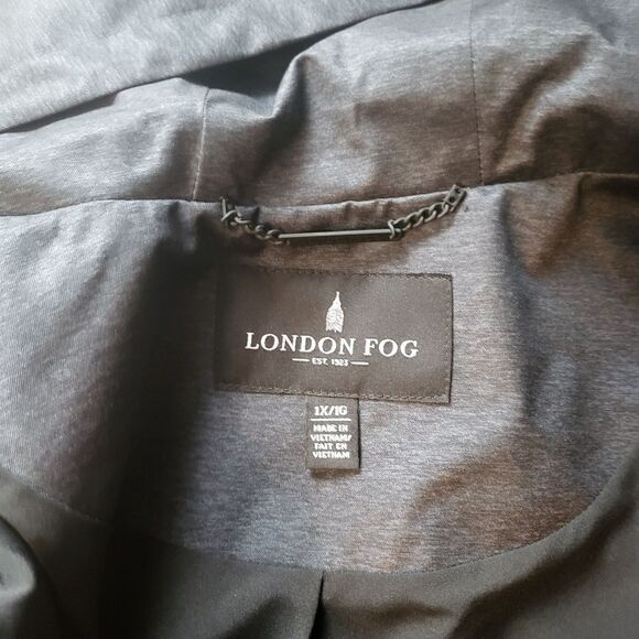 London Fog spring rain coat 1X. Brand New - Picture 6 of 11